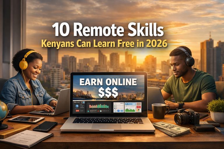 10 Remote Skills Kenyans Can Learn Free in 2026