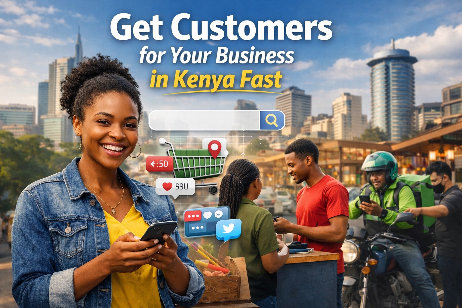 Get Customers for Your Business in Kenya Fast