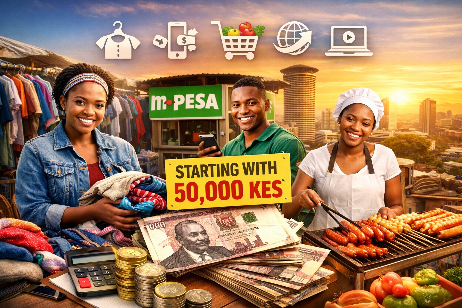 10 Businesses You Can Start With Ksh 50,000 in Kenya