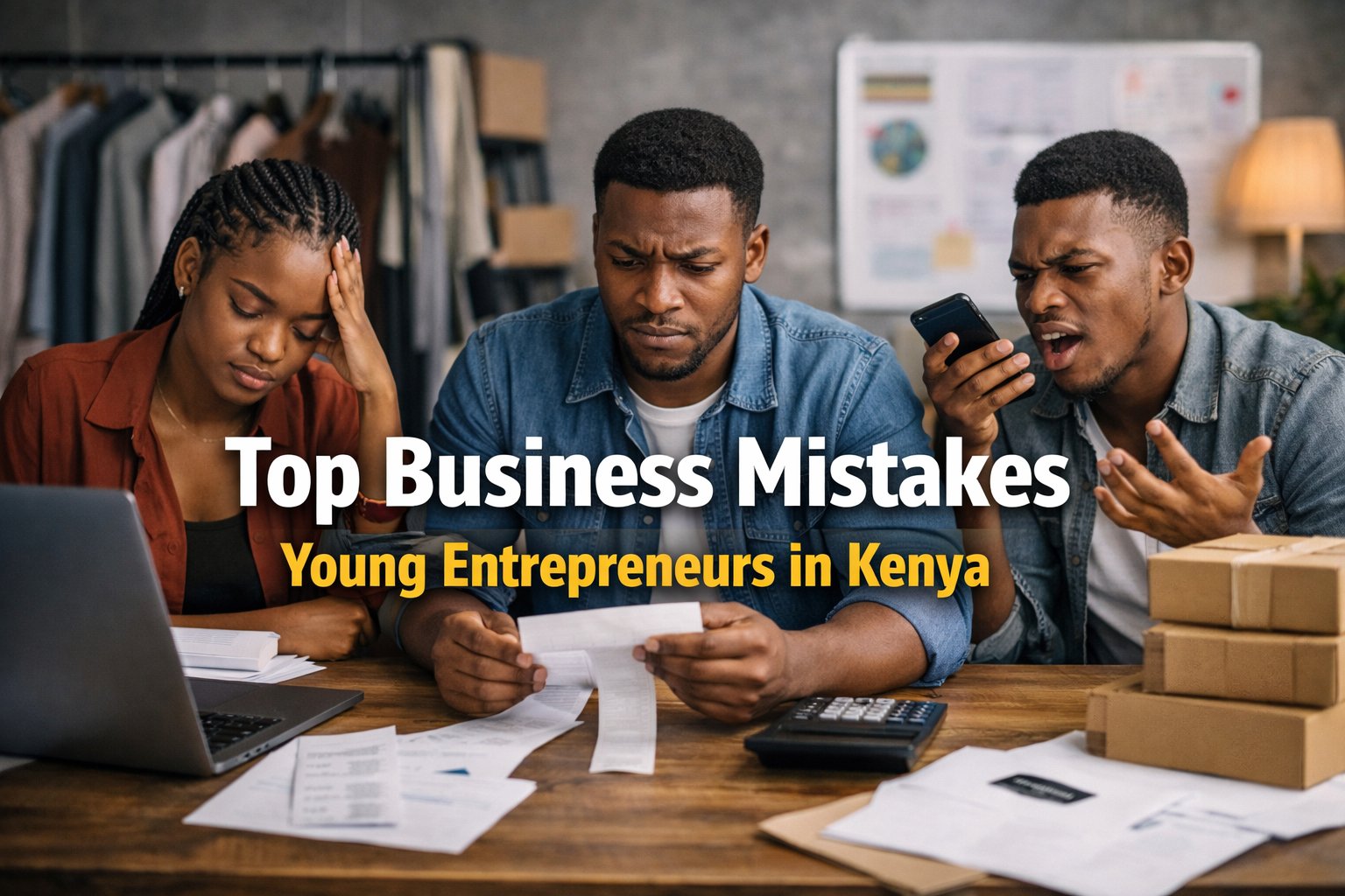 Top Business Mistakes Young Entrepreneurs in Kenya