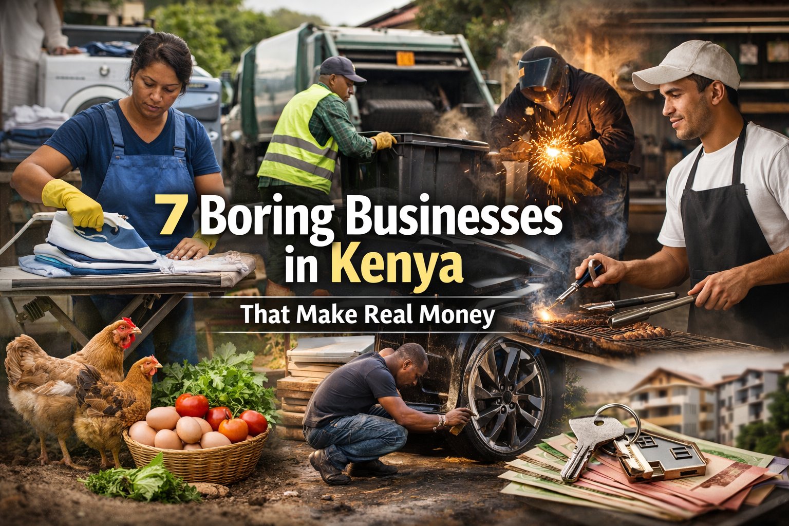 7 Boring Businesses in Kenya That Make Real Money