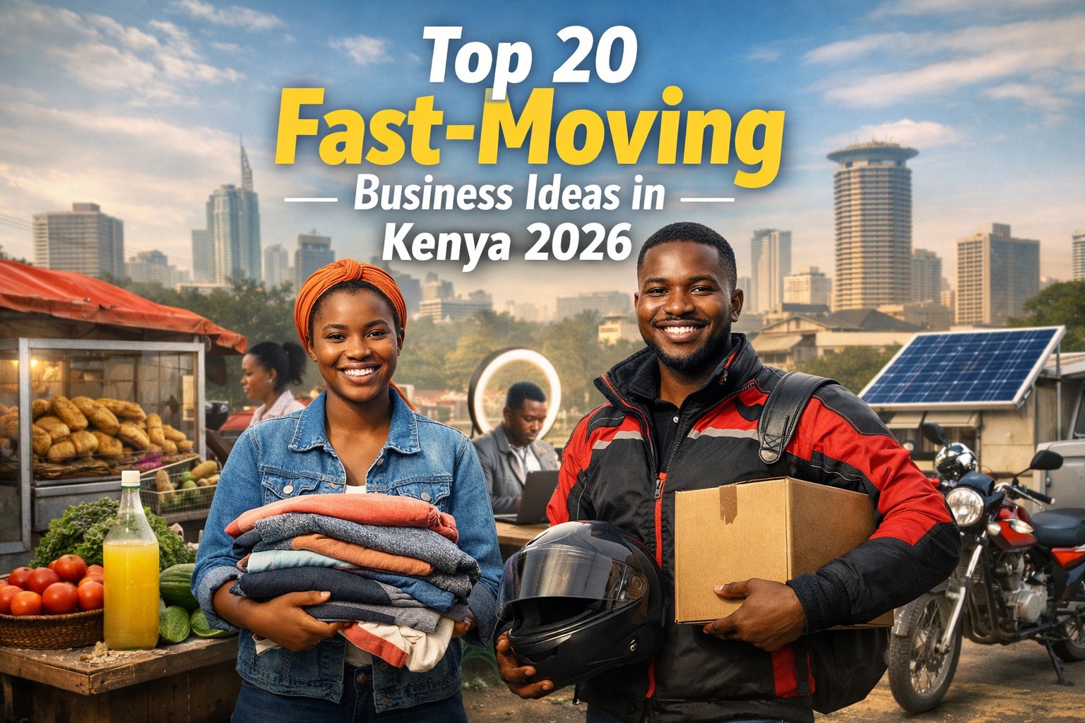 Top 20 Fast-Moving Business Ideas in Kenya 2026