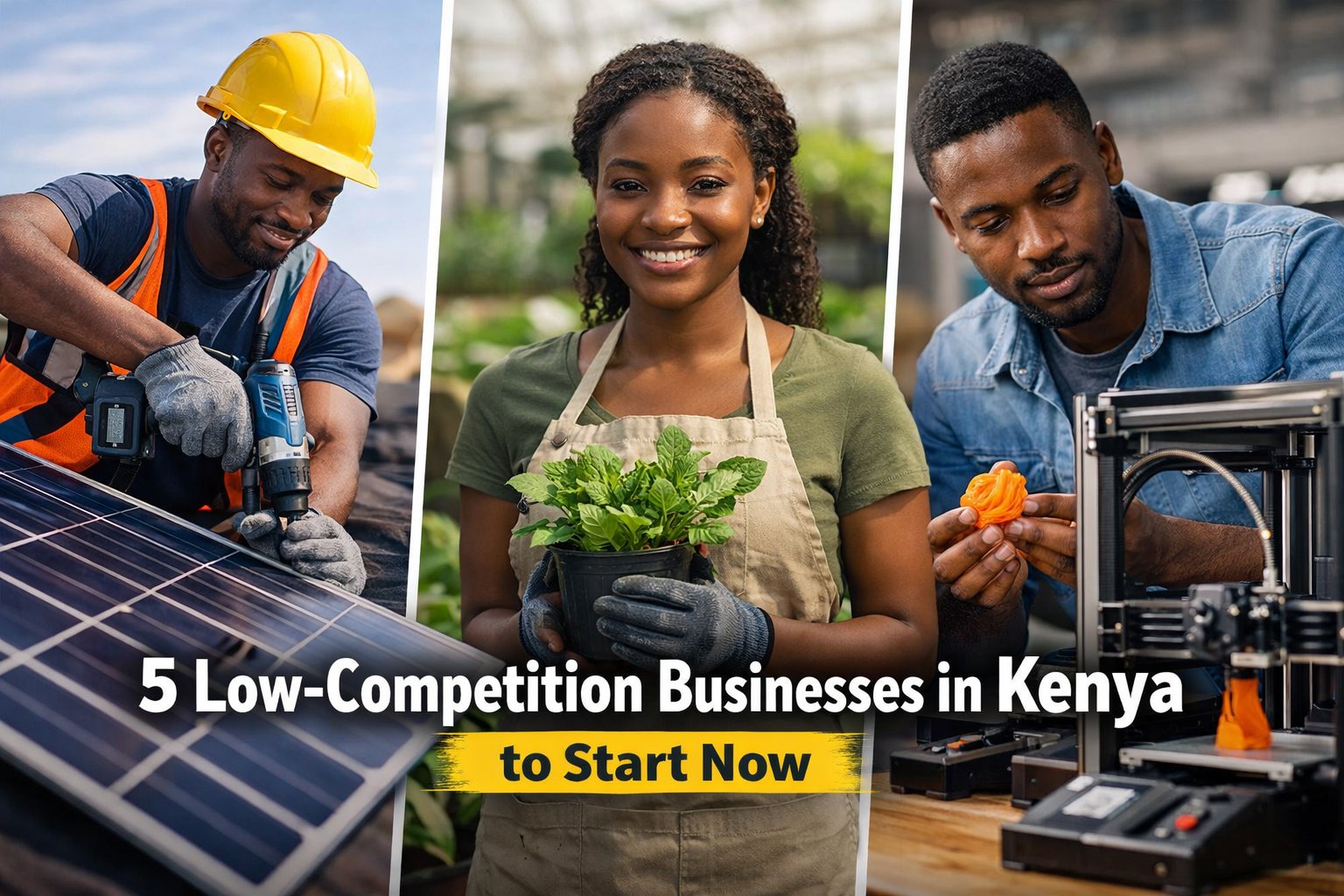 5 Low-Competition Businesses in Kenya to Start Now