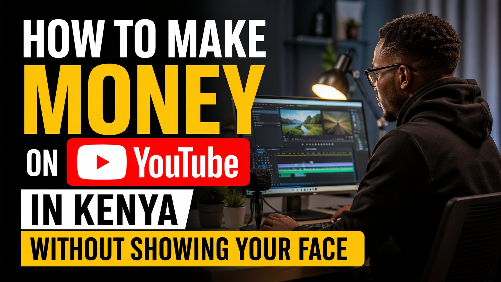 Make Money on YouTube in Kenya Without Showing Face