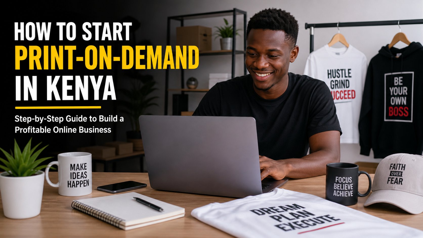 How to Start Print-on-Demand in Kenya