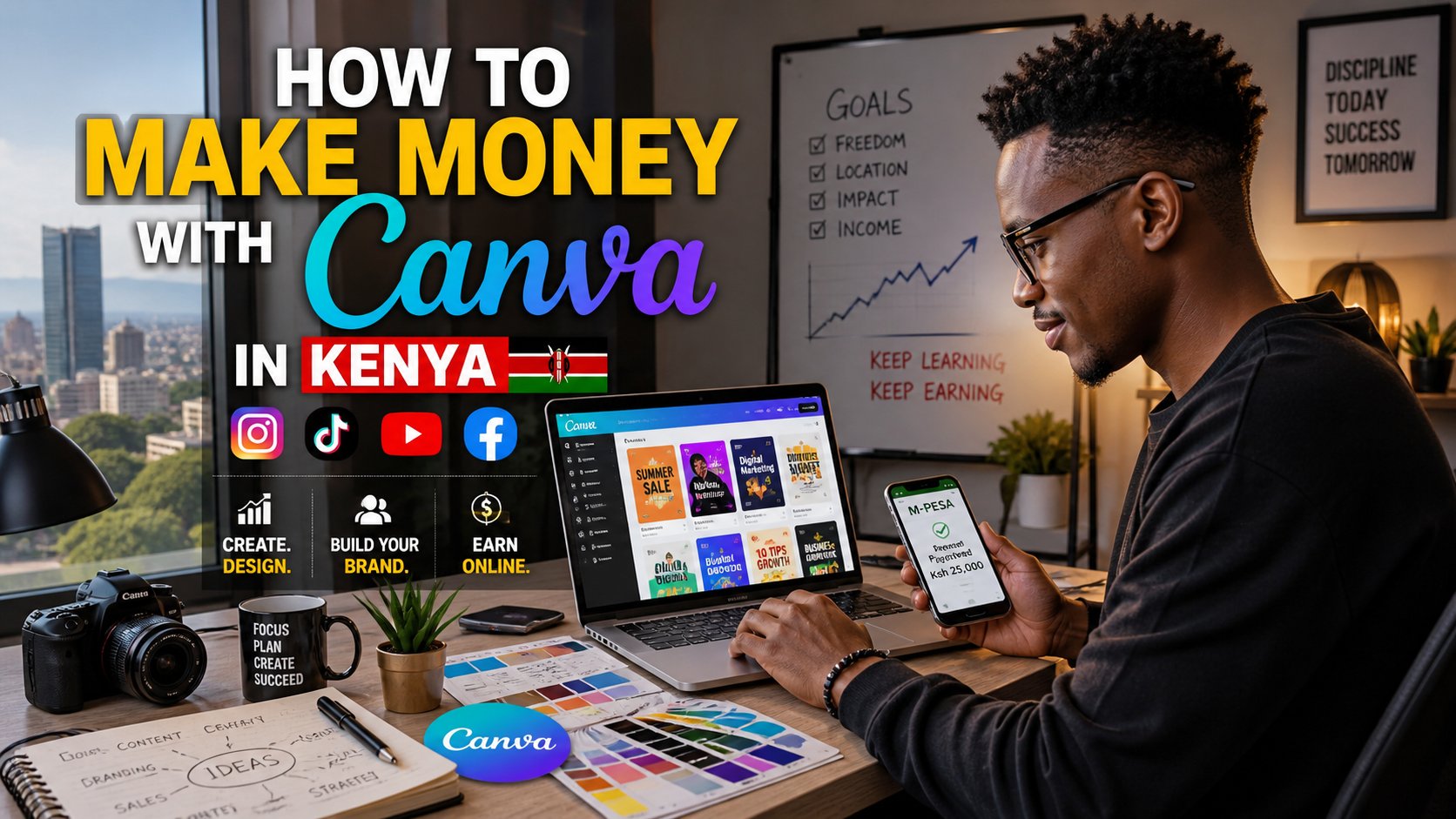 How to Make Money With Canva in Kenya