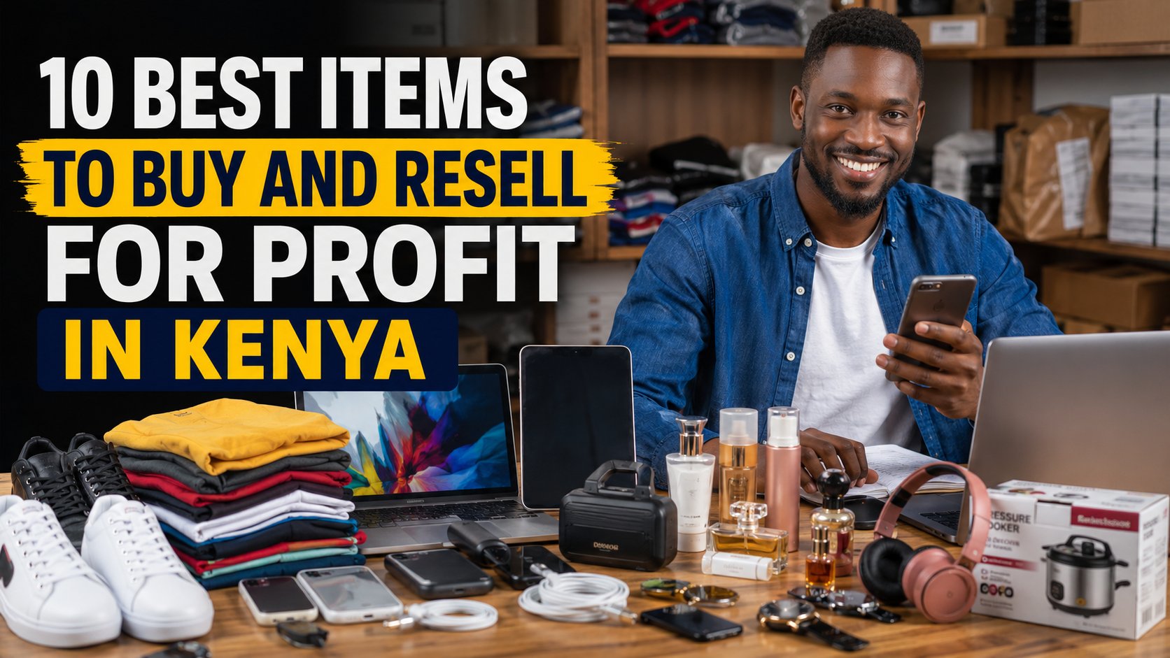 10 Items You Can Buy and Resell for Profit in Kenya