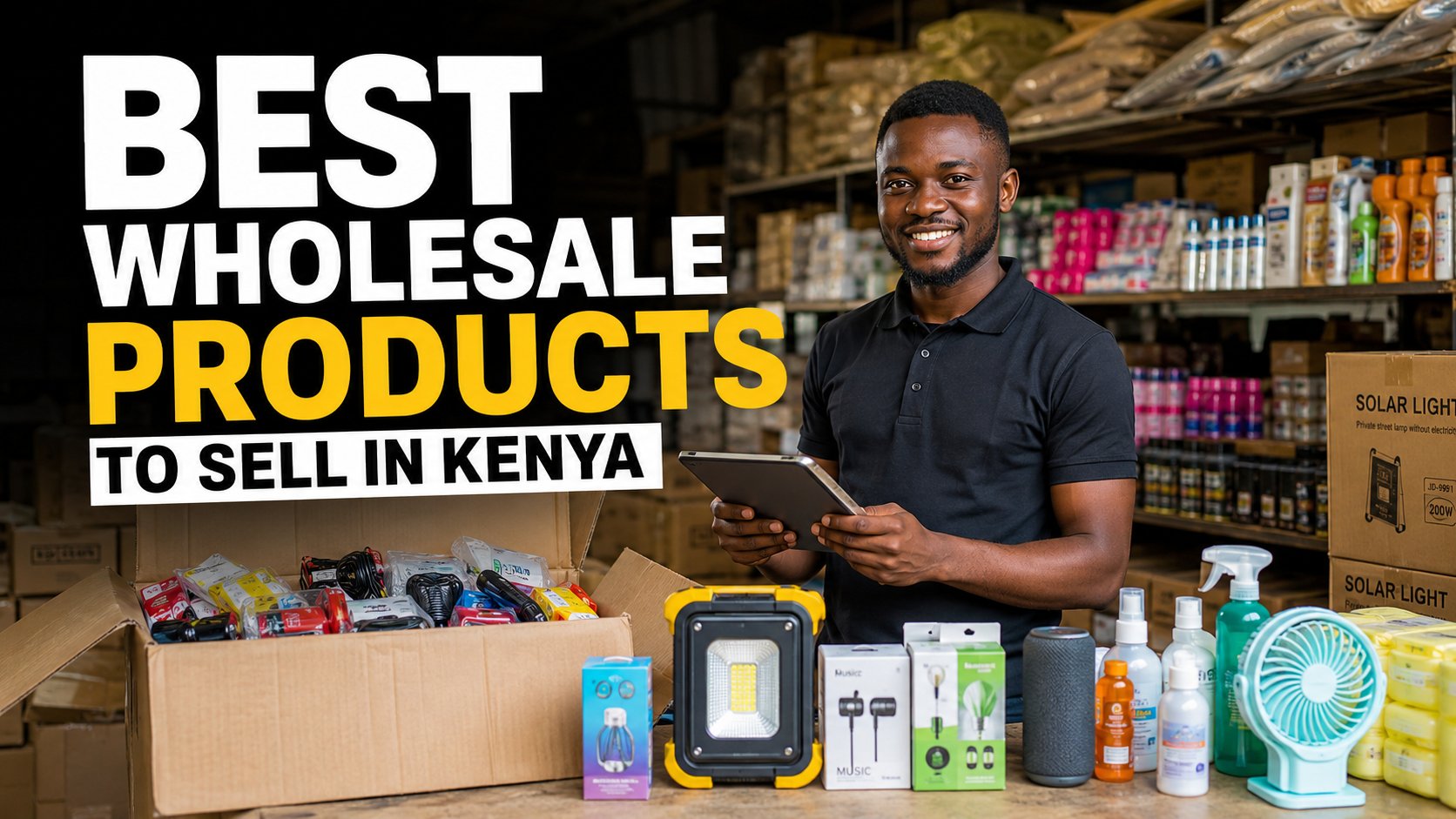 Best Wholesale Products to Sell in Kenya 2026