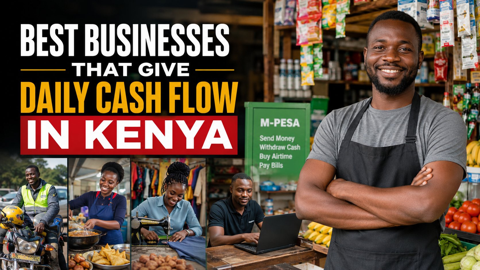 Best Businesses That Give Daily Cash Flow in Kenya